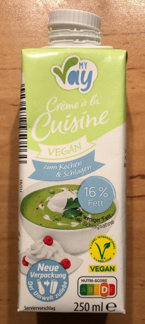 Fotografie - Crème à la Cuisine Vegan 16% Fett My Vay
