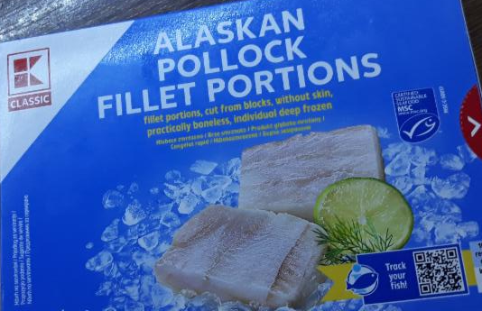 Fotografie - Alaskan pollock fillet portions K-Classic