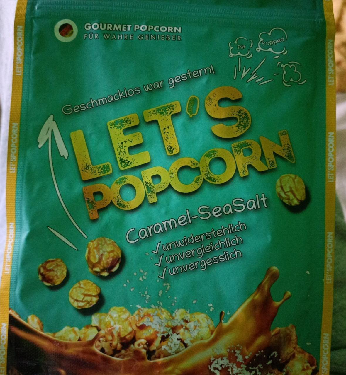 Fotografie - Leťs Popcorn Caramel-SeaSalt Gourmet popcorn