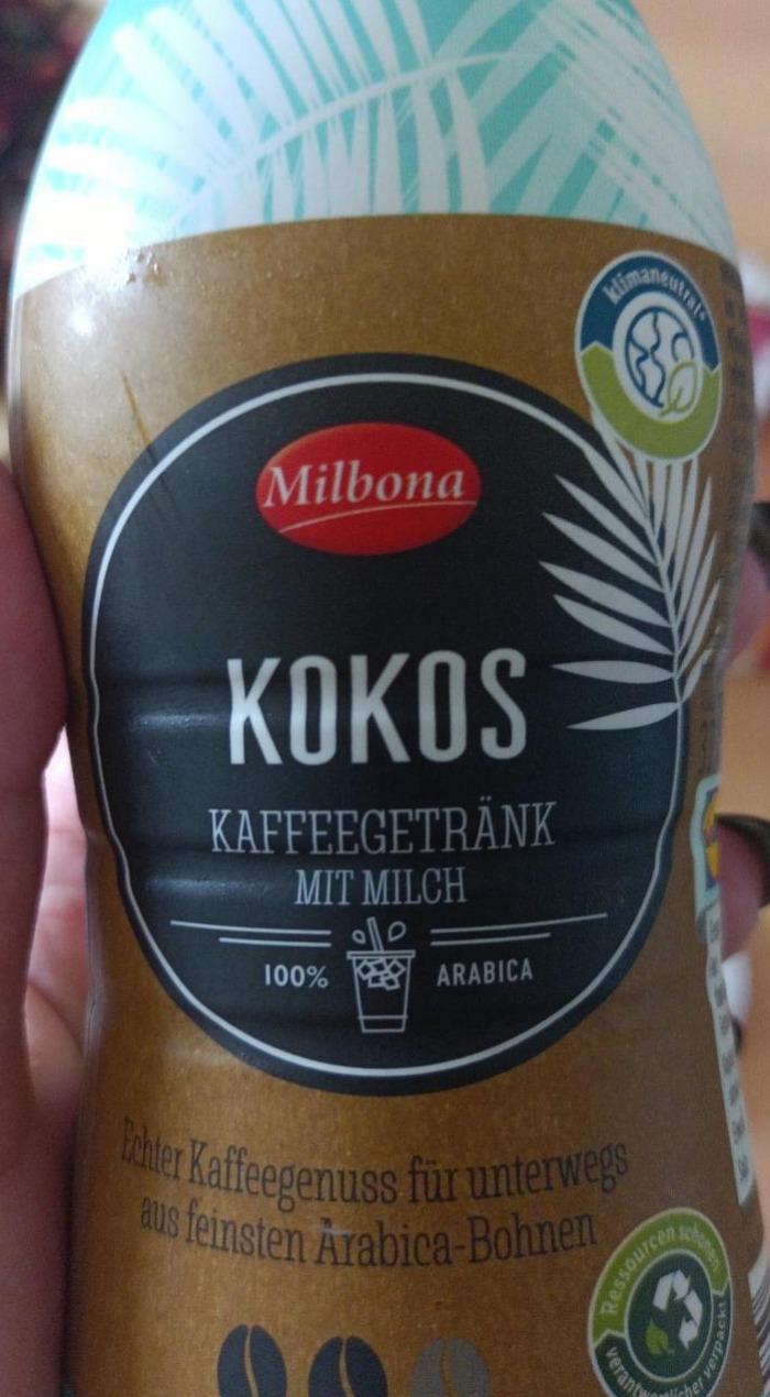 Fotografie - Kokos Kaffeegetränk mit Milch Milbona