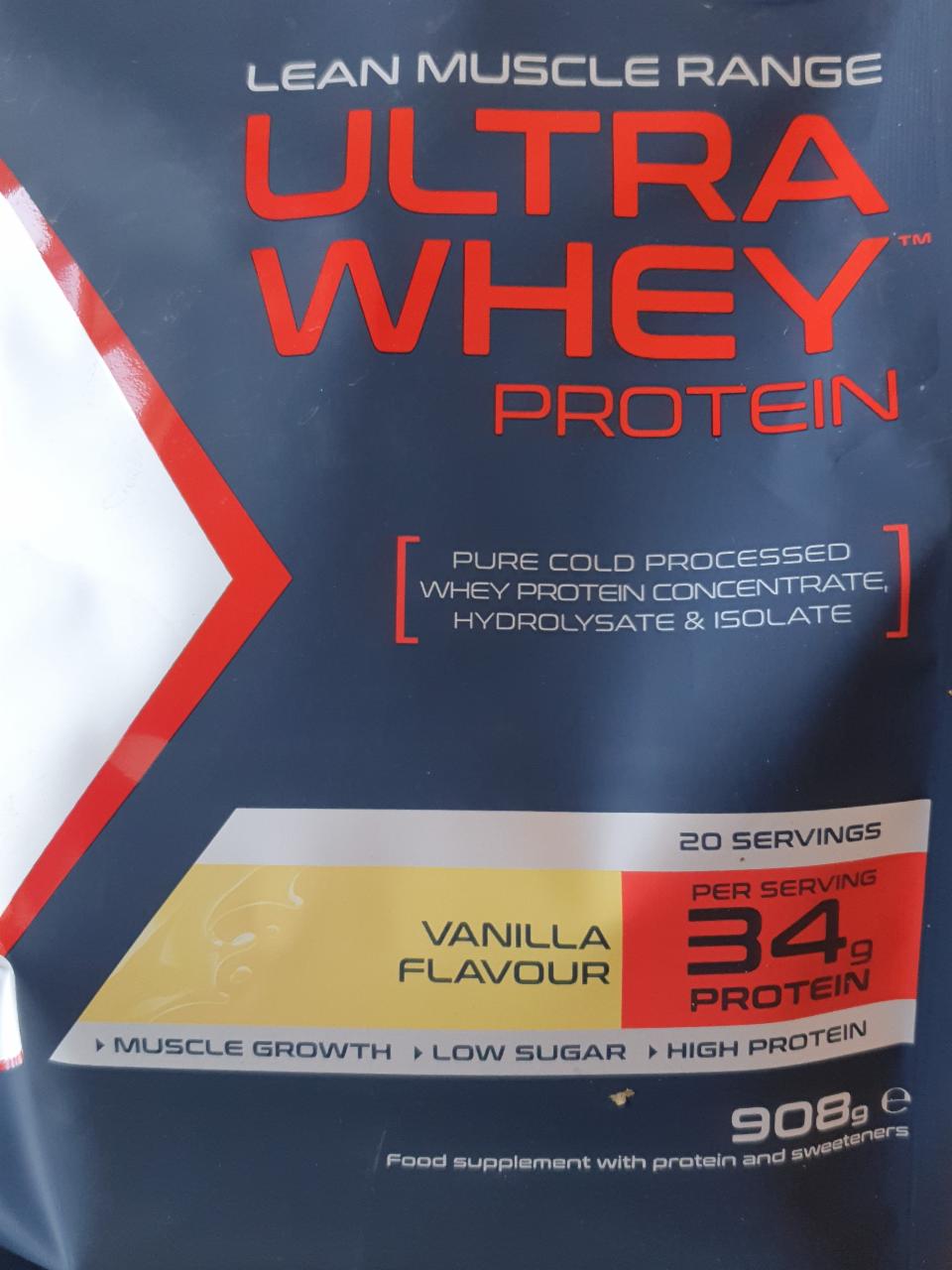 Fotografie - ultra whey protein vanilla sciemx