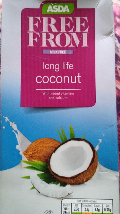 Fotografie - Long Life Coconut drink ASDA Free from