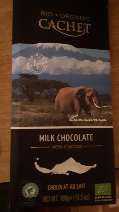 Fotografie - Milk Chocolate 40% cacao Cachet