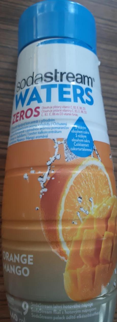Fotografie - Sodastream Waters Zeros Orange Mango