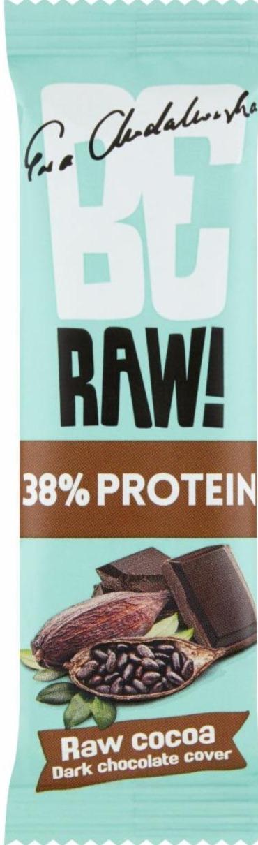 Fotografie - 38% Protein Raw Cocoa Dark chocolate cover Be Raw!