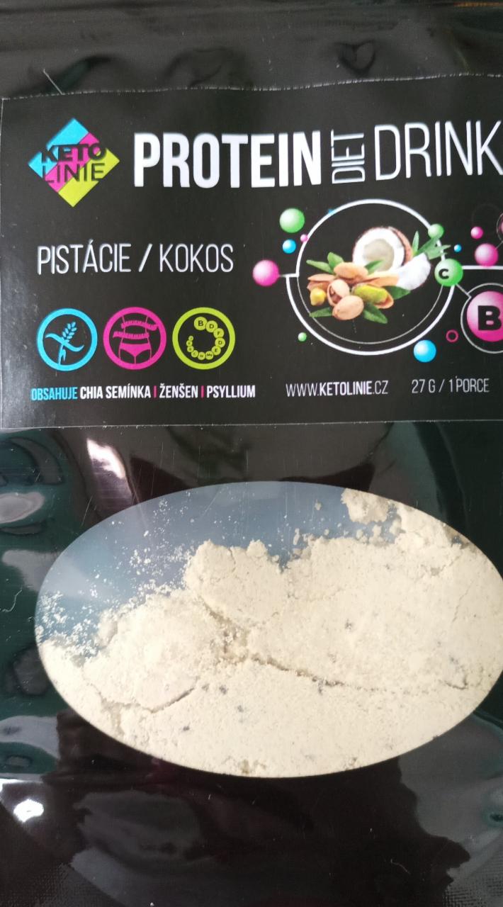 Fotografie - protein diet drink pistacie kokos
