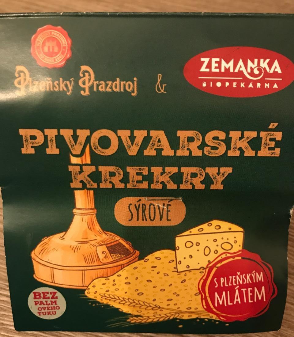 Fotografie - Pivovarské krekry sýrové Biopekárna Zemanka