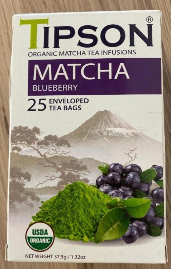 Fotografie - Organic Matcha Blueberry Tea Tipson