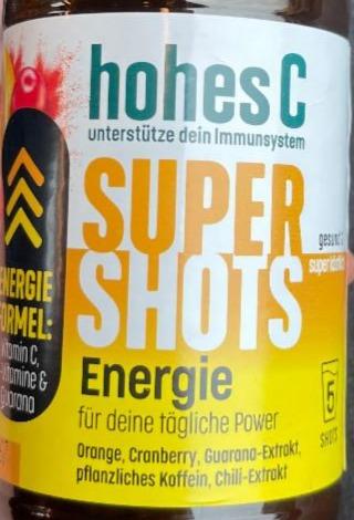 Fotografie - Super shots Energie Hohes C