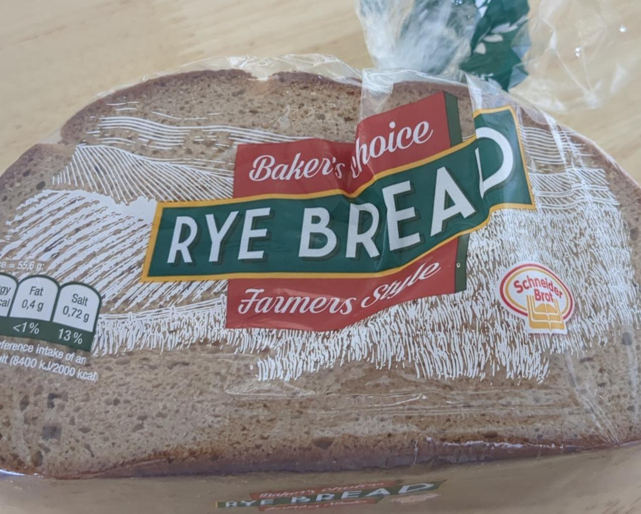 Fotografie - Rye Bread Bakers Choice