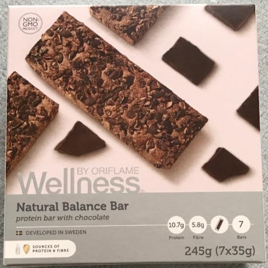 Fotografie - Natural Balance Protein bar chocolate Wellness by Oriflame