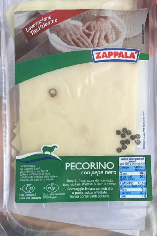Fotografie - Pecorino con peppe nero Zappala