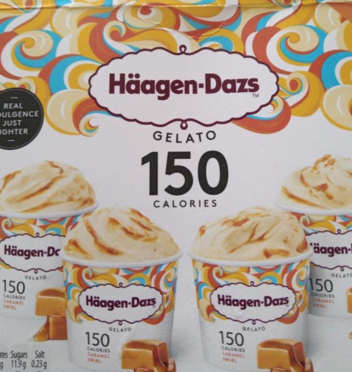 Fotografie - Gelato 150 calories caramel swirl Häagen-Dazs