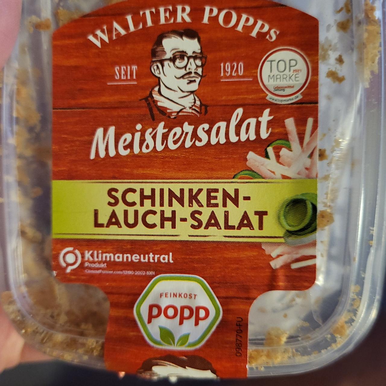 Fotografie - Meistersalat Schinken-Lauch-Salat Feinkost popp