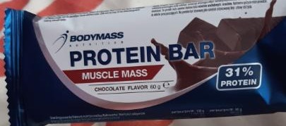 Fotografie - Protein bar muscle mass chocolate BodyMass