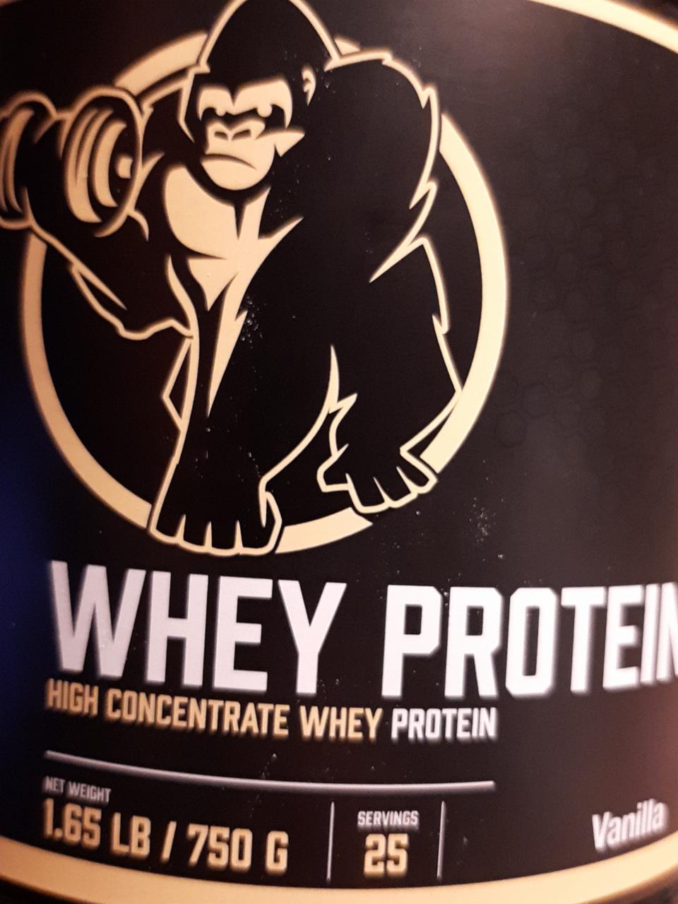 Fotografie - Whey protein Vanilla Gorilla Sports