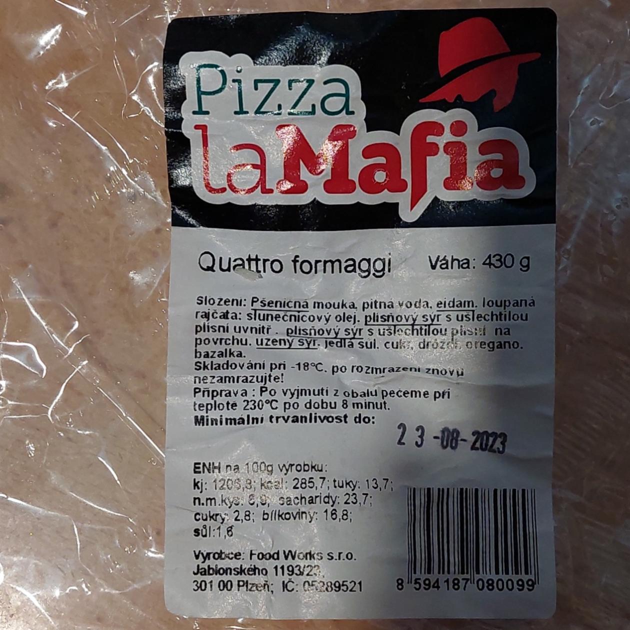 Fotografie - Quattro formaggi Pizza la Mafia