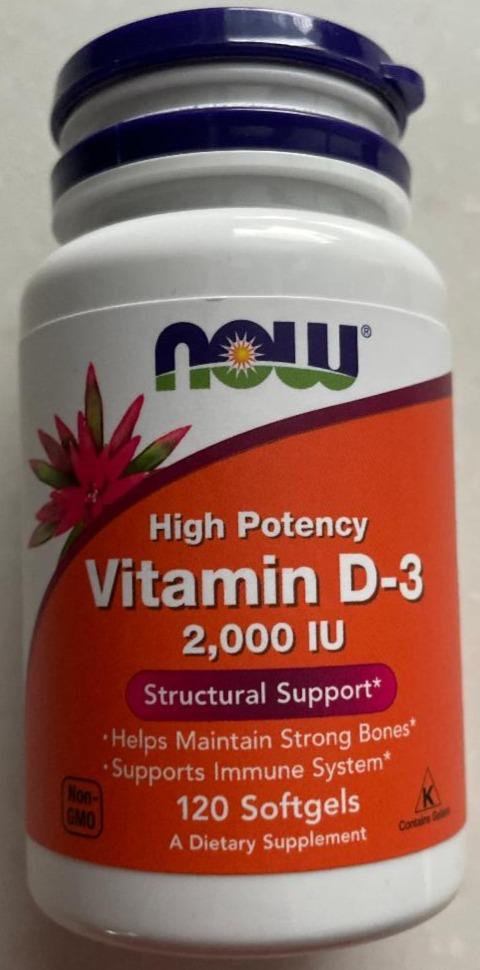 Fotografie - High Potency Vitamin D-3 Now
