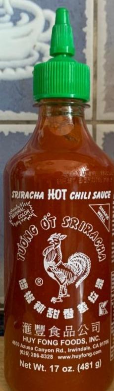Fotografie - Sriracha HOT chilli sauce