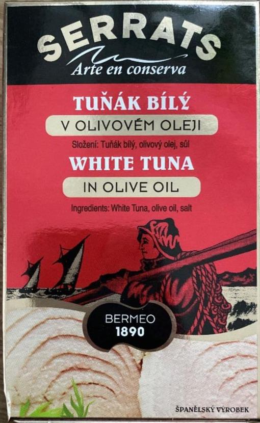 Fotografie - Tuňák bílý v olivovém oleji Serrats