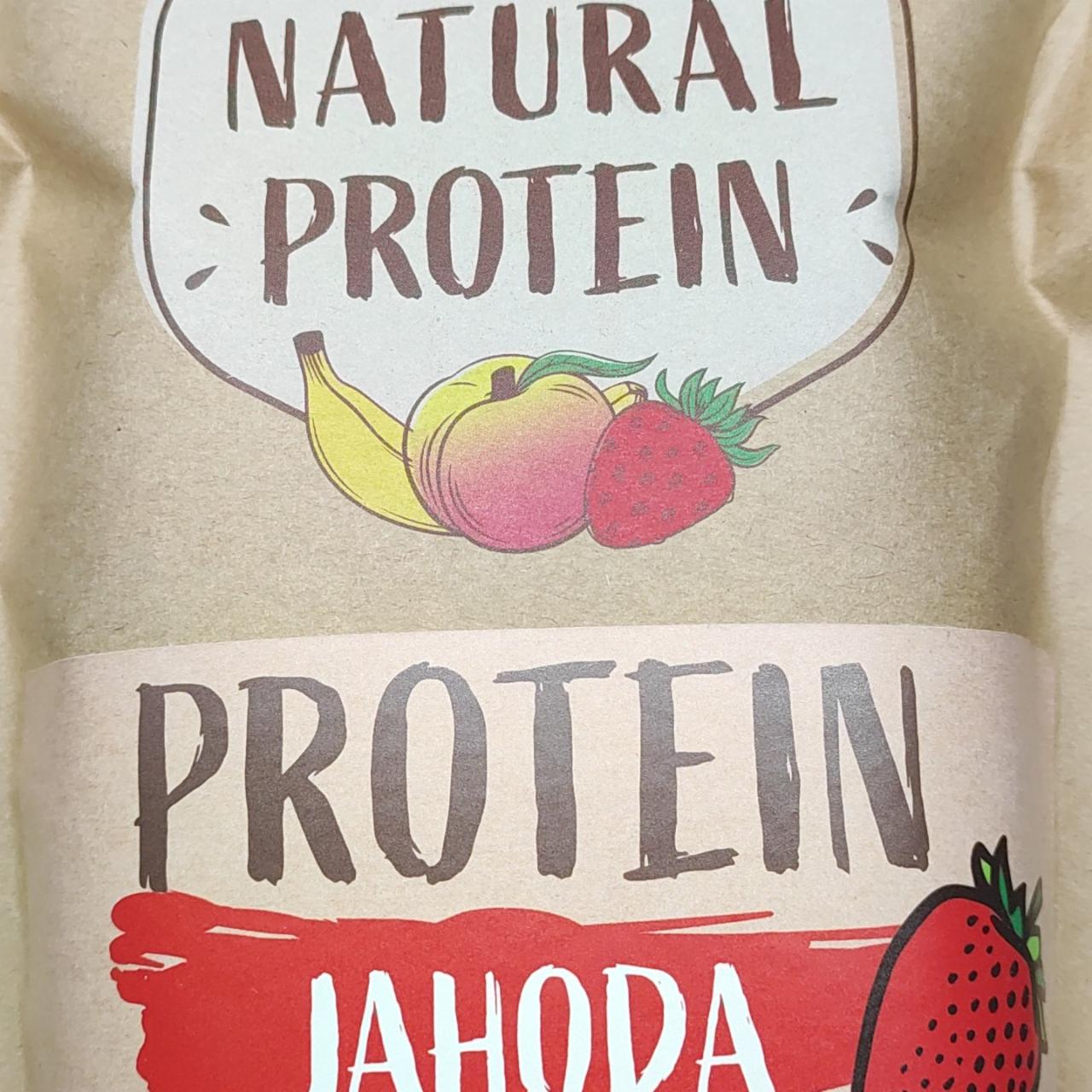 Fotografie - Bezlaktózový protein - Jahoda Natural protein
