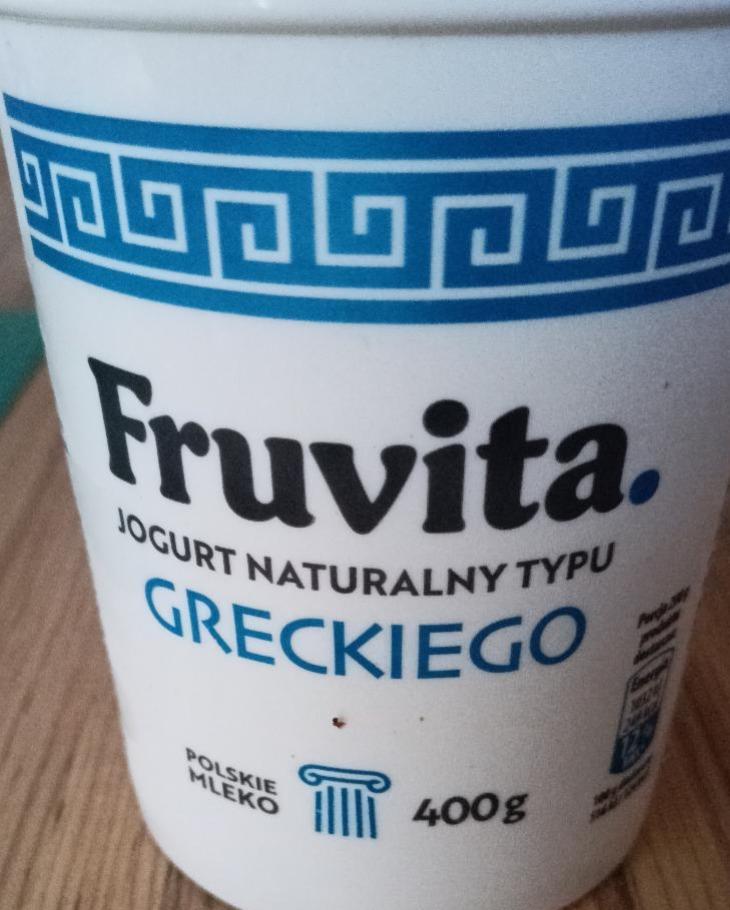 Fotografie - Jogurt naturalny typu greckiego FruVita
