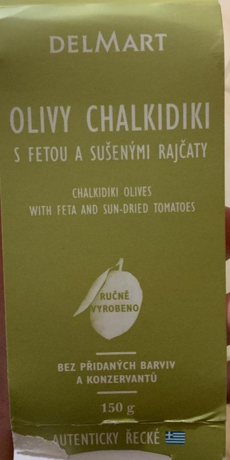 Fotografie - olivy chalkidiki s fetou a sušenými rajčaty Delmart