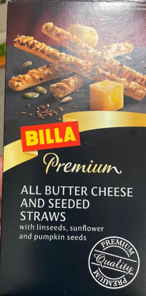Fotografie - All butter cheese and seeded straws Billa Premium