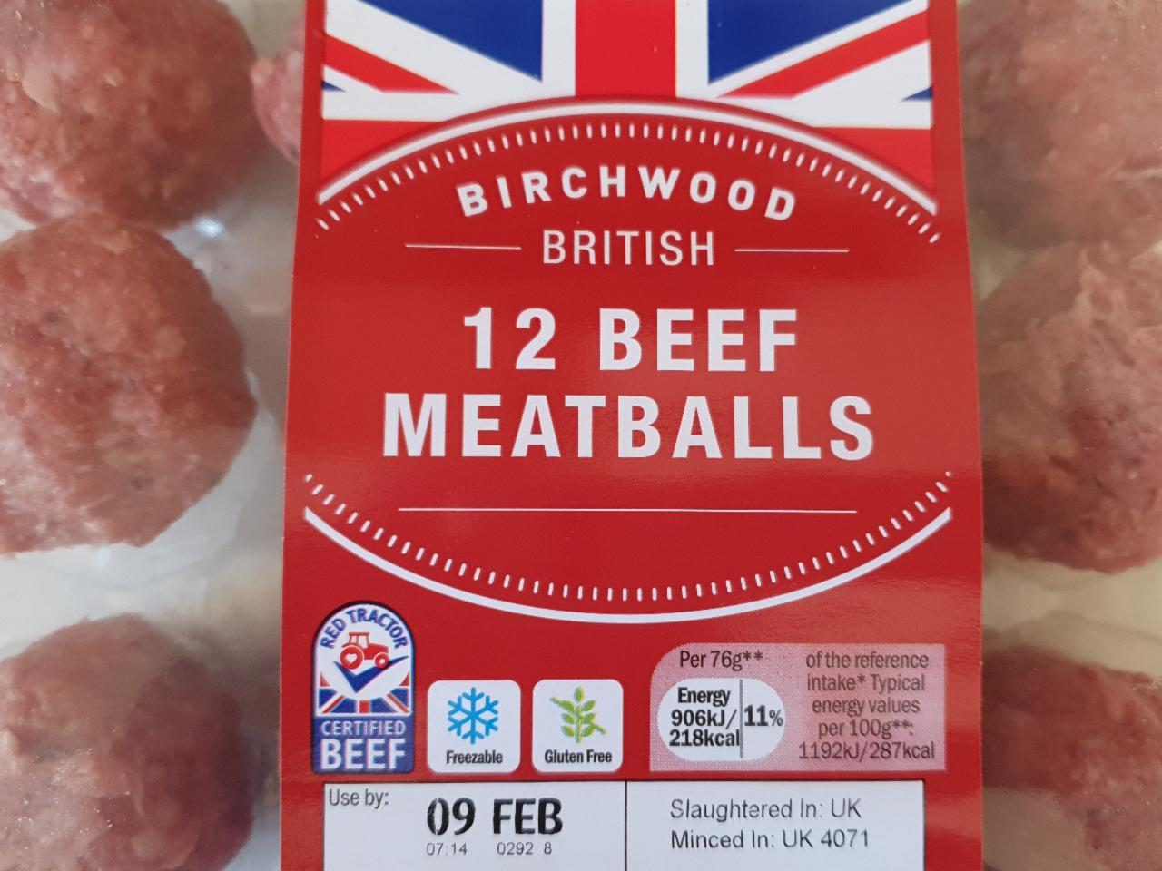 Fotografie - 12 beef meatballs Birchwood