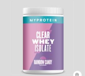 Fotografie - Clear whey isolate Myprotein Rainbow candy