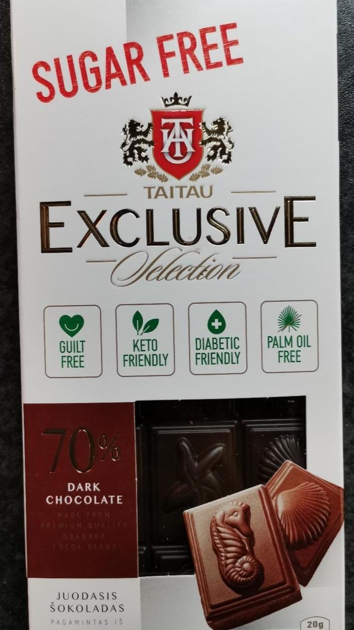 Fotografie - Exclusive Selection 70% Dark Chocolate Taitau
