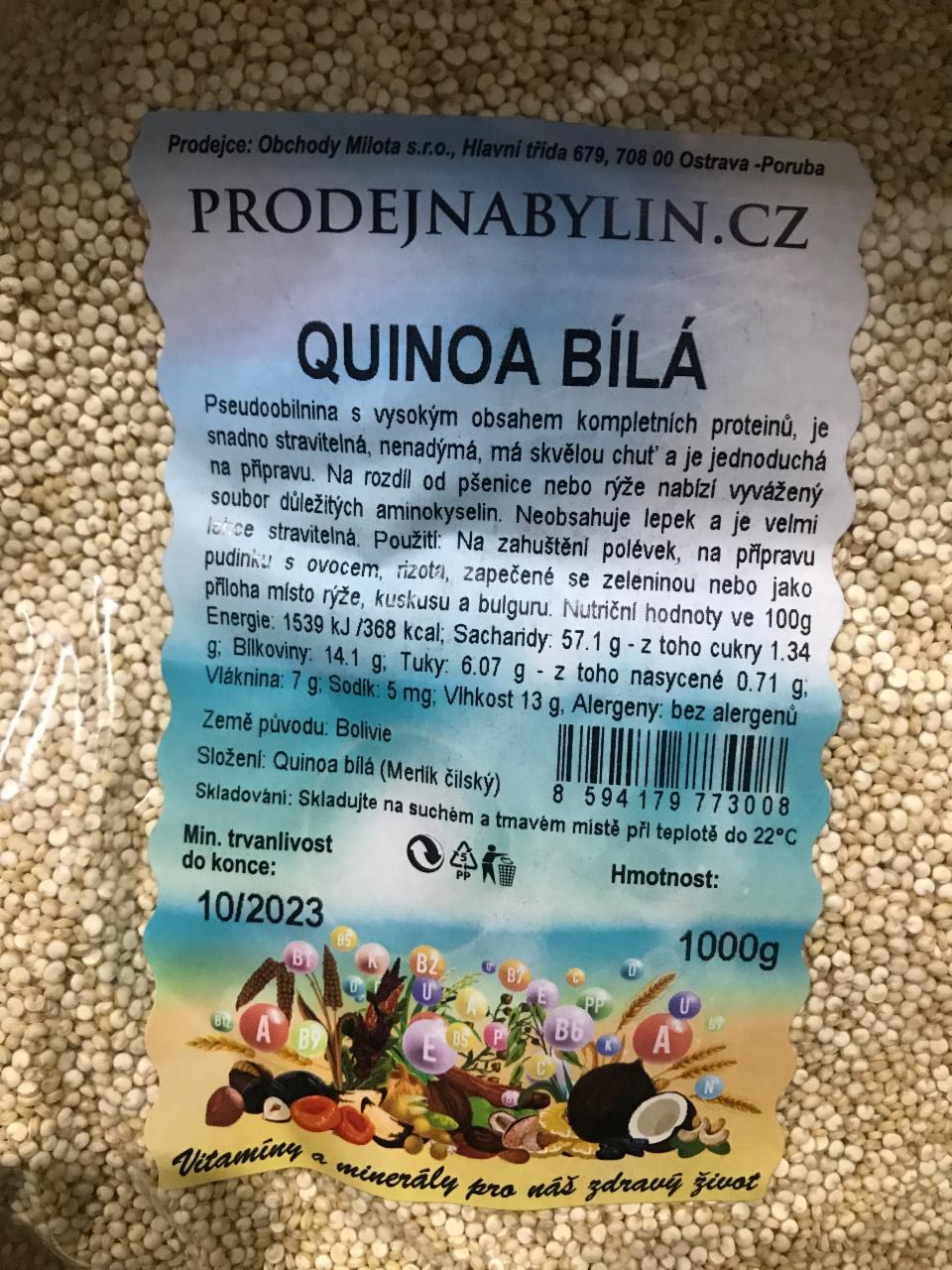 Fotografie - Quinoa Bílá ProdejnaBylin.cz