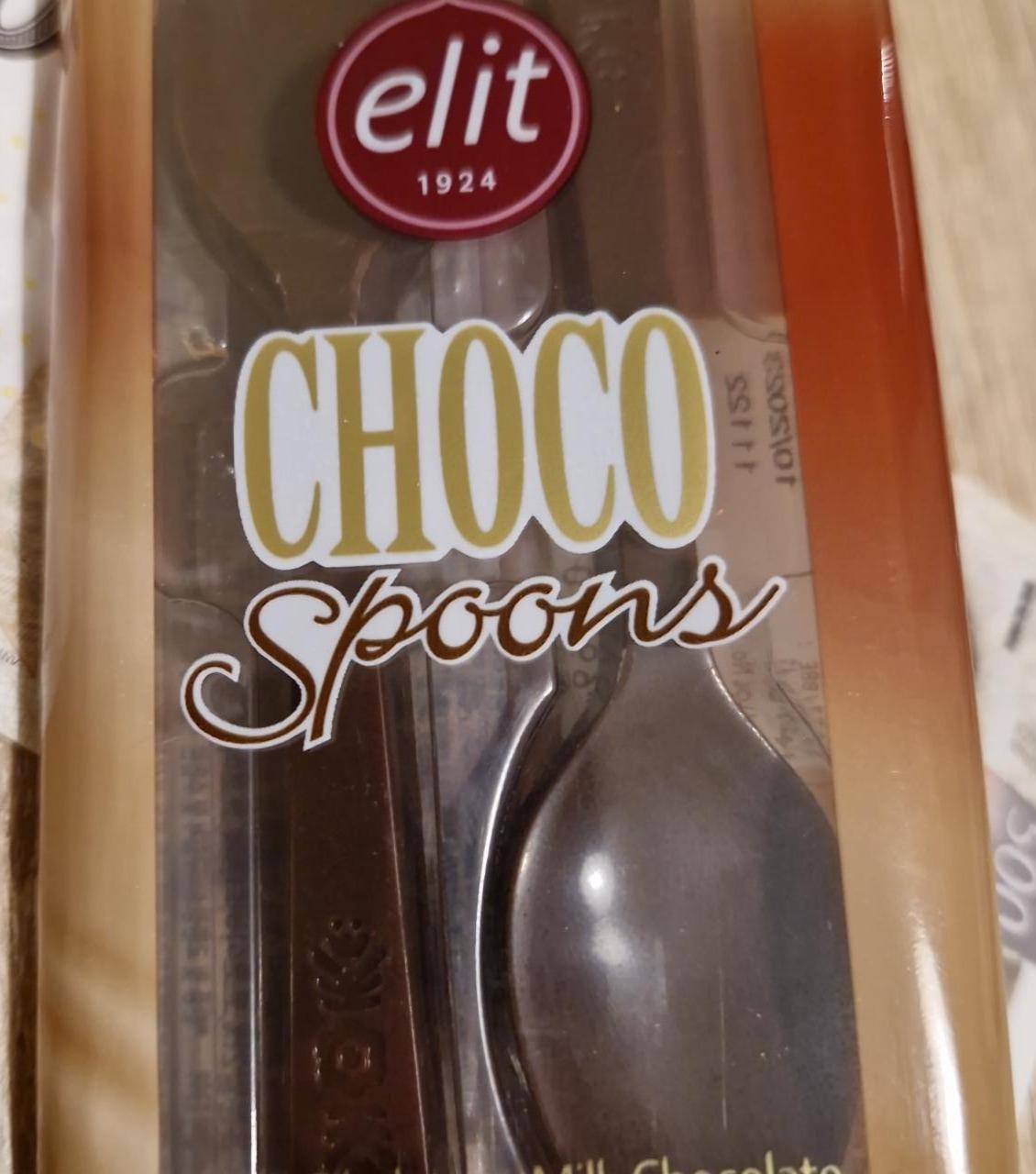 Fotografie - Choco spoons milk Elit