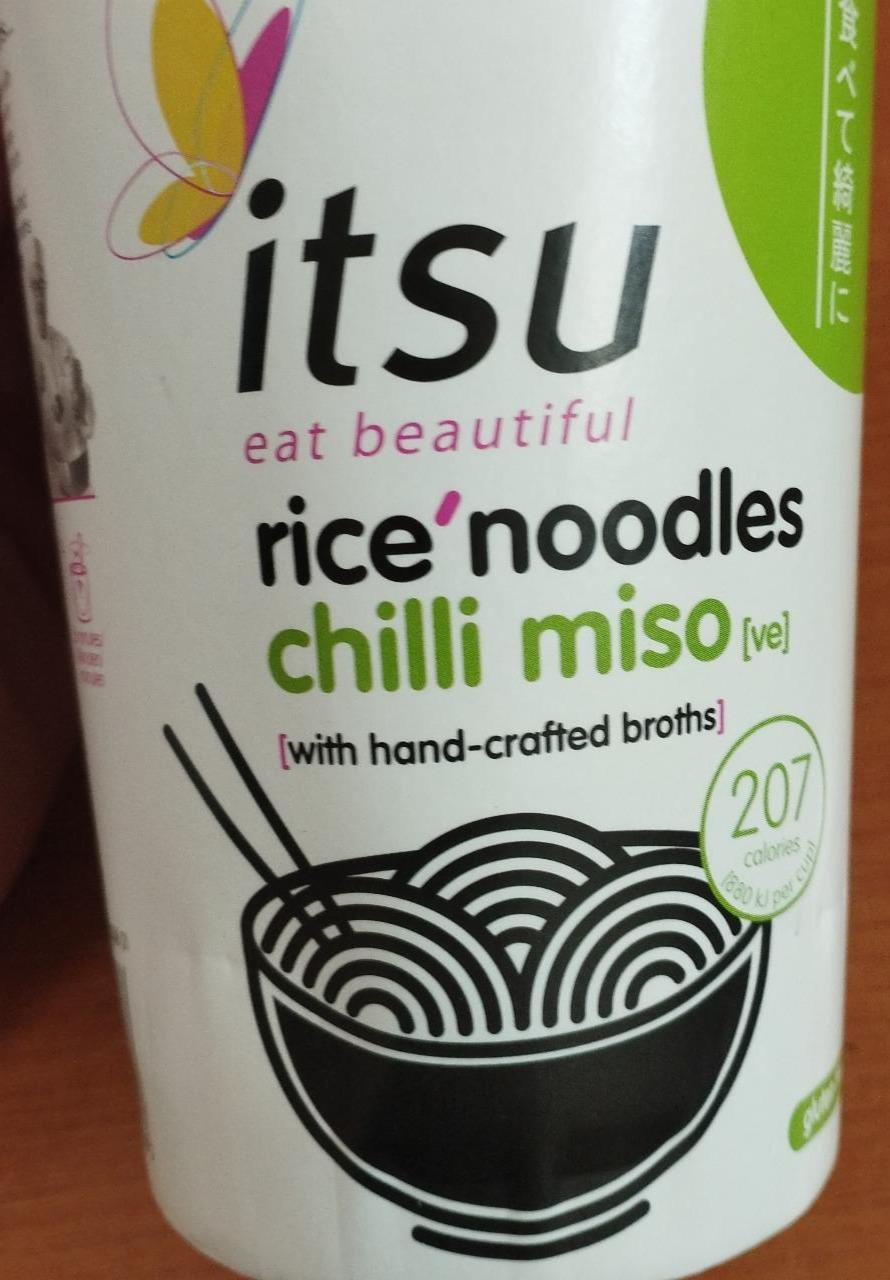 Fotografie - Rice Noodles Chilli Miso Itsu
