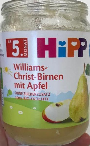 Fotografie - Bio Williams-Christ-Birnen mit Apfel HiPP