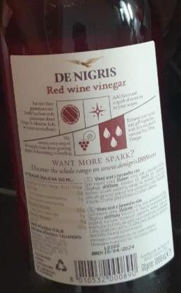 Fotografie - De Nigris Red wine vinegar