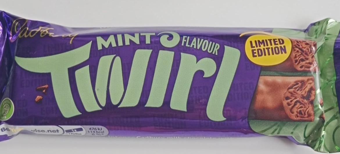 Fotografie - Limited Edition Twirl Mint flavour Cadbury