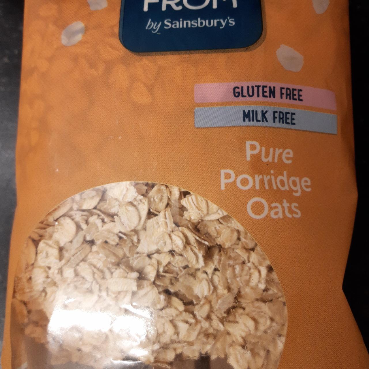 Fotografie - Pure Poridge Oats Gluten free Milk free by Sainsbury's