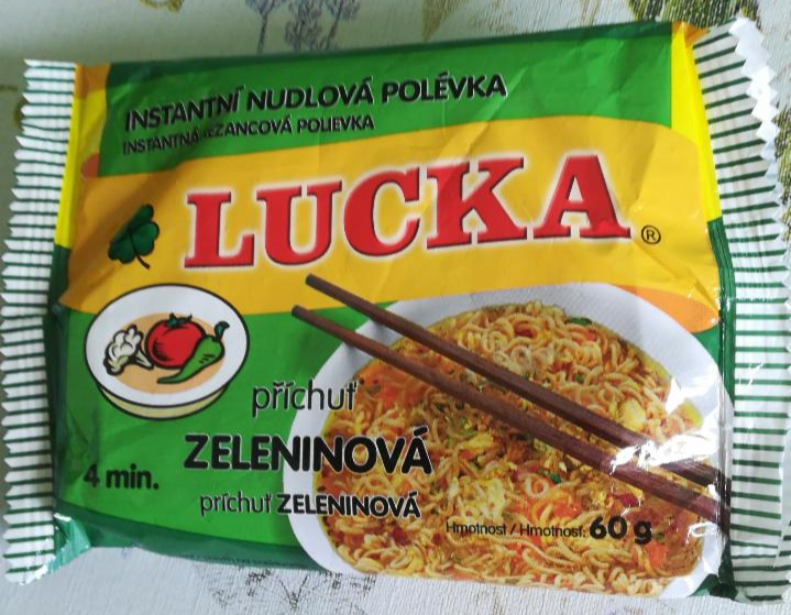 Fotografie - Instantní nudlová polévka zeleninová Lucka