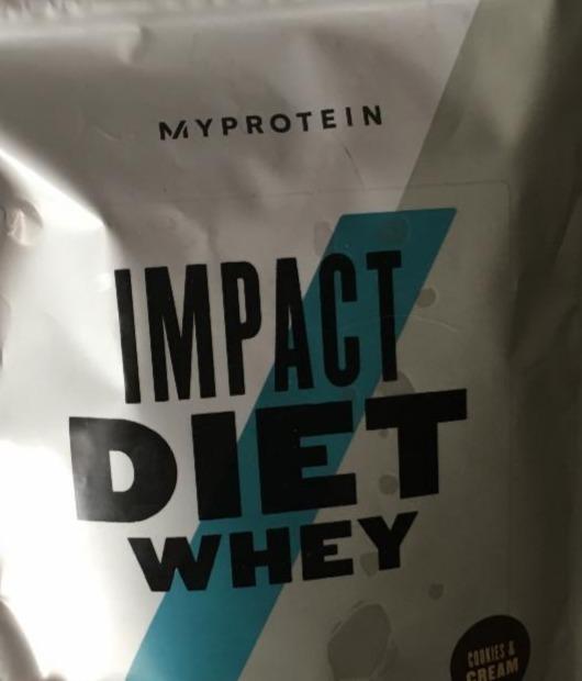 Fotografie - Impact Diet Whey cookies & cream MyProtein