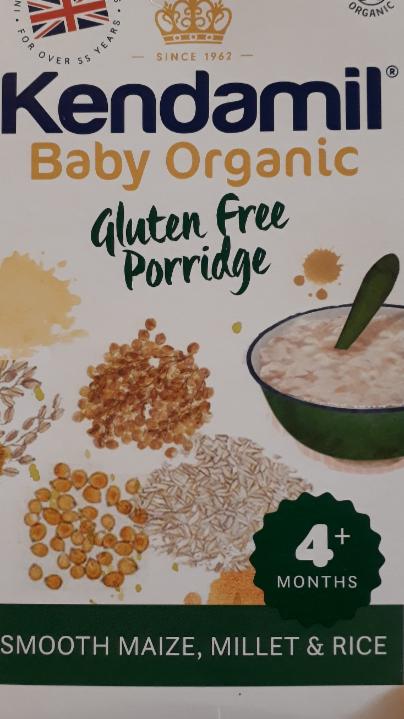 Fotografie - Baby Organic Gluten Free Porridge – 4+ Months - Kendamil