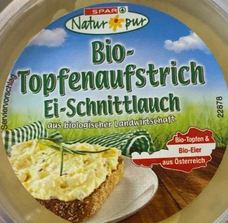 Fotografie - Bio-Topfenaufstrich Ei-Schnittlauch Spar Natur pur