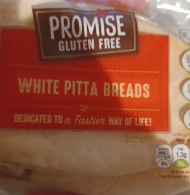 Fotografie - Promise Gluten Free White Pitta Breads