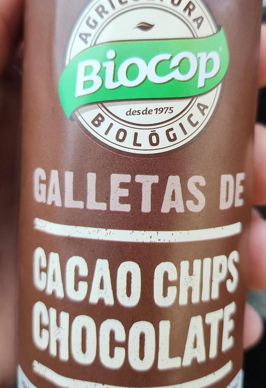 Fotografie - Galletas de cacao chips chocolate Biocop