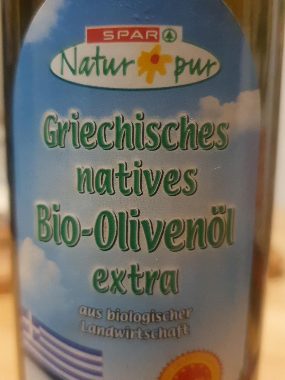 Fotografie - Griechisches natives Bio-Olivenöl extra Spar Natur*pur