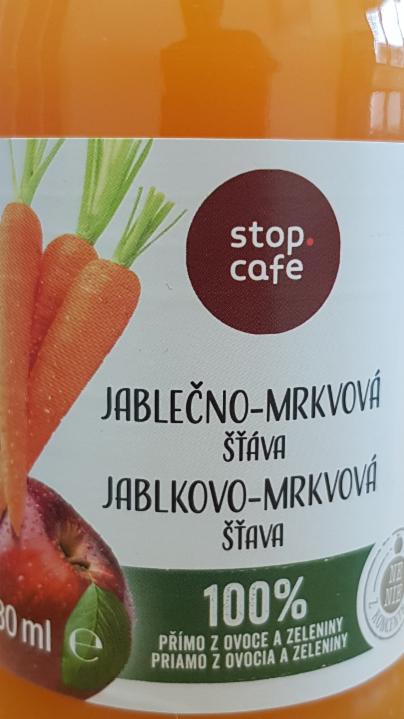 Fotografie - 100% Jablečno-mrkvová šťáva Stop Cafe