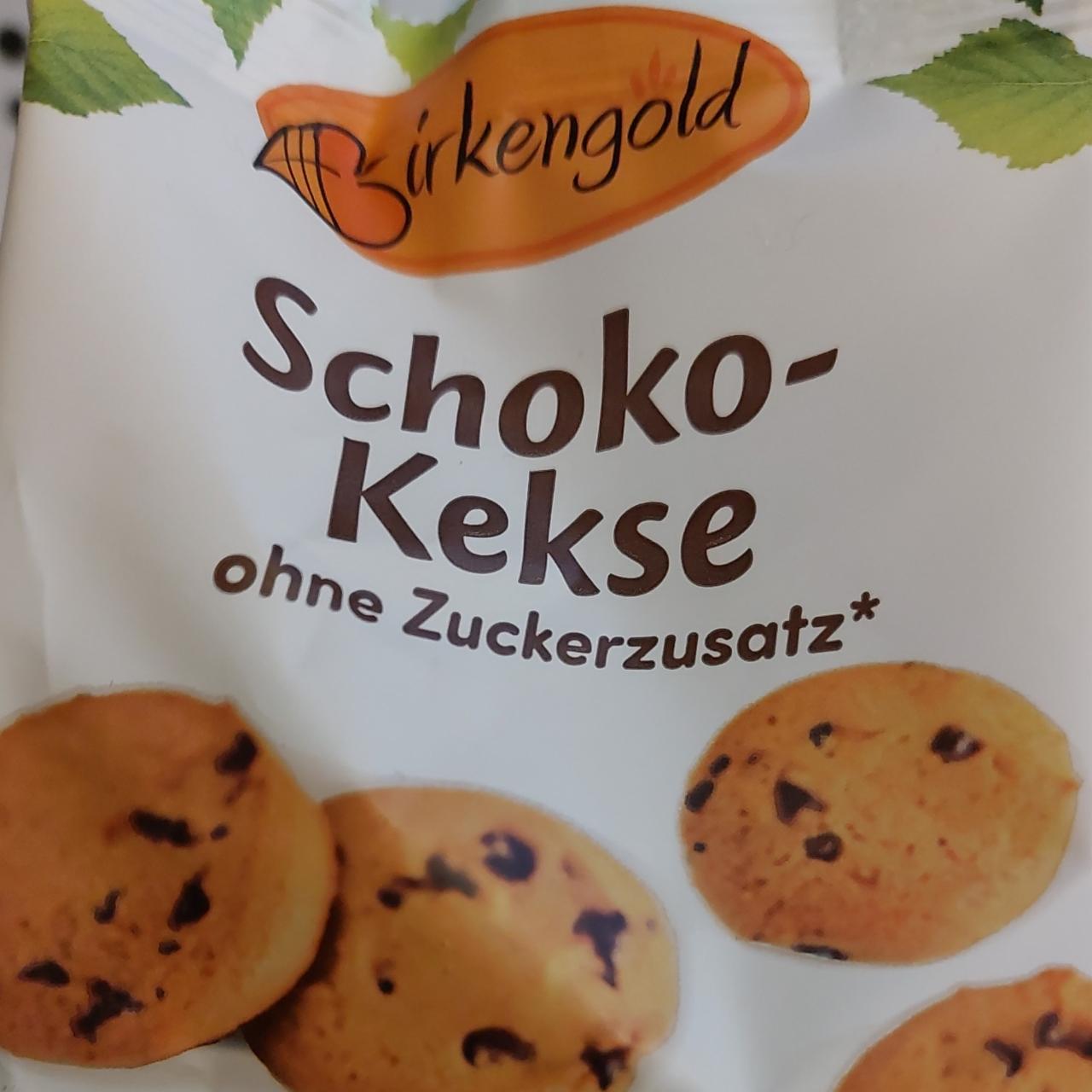 Fotografie - Schoko-kekse ohne Zuckerzusatz Birkengold