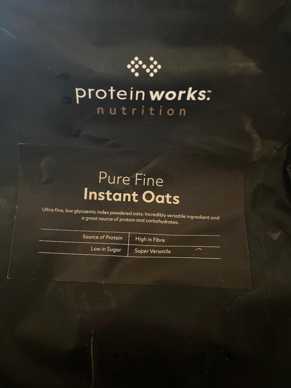 Fotografie - Pure Fine Instant Oats Protein works