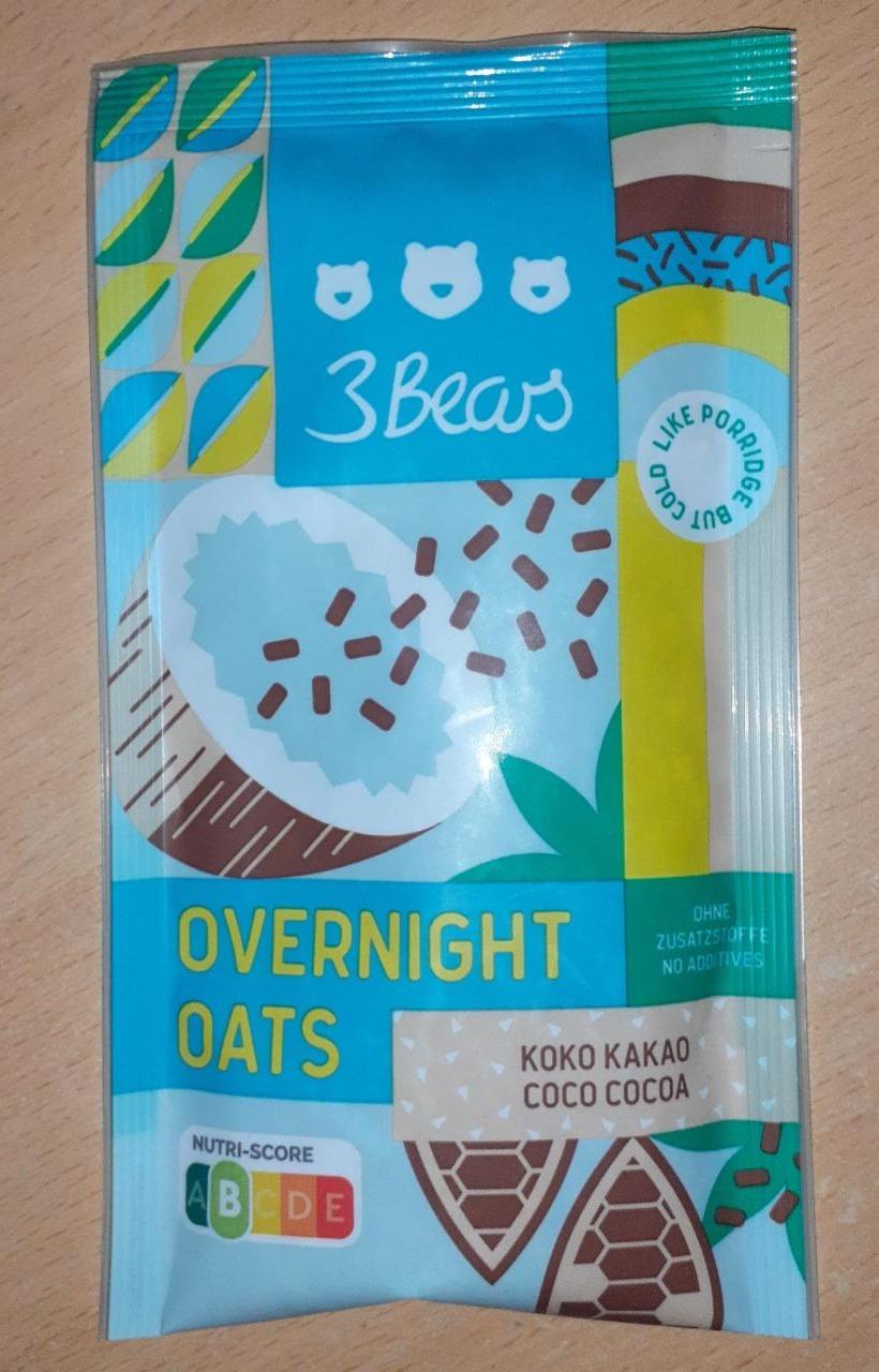 Fotografie - Overnight Oats Kakao Kokos 3 Bears