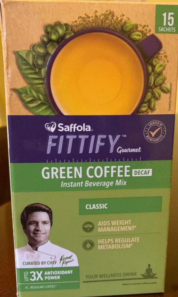 Fotografie - FITTIFY Gourmet Green Coffee Instant Saffola